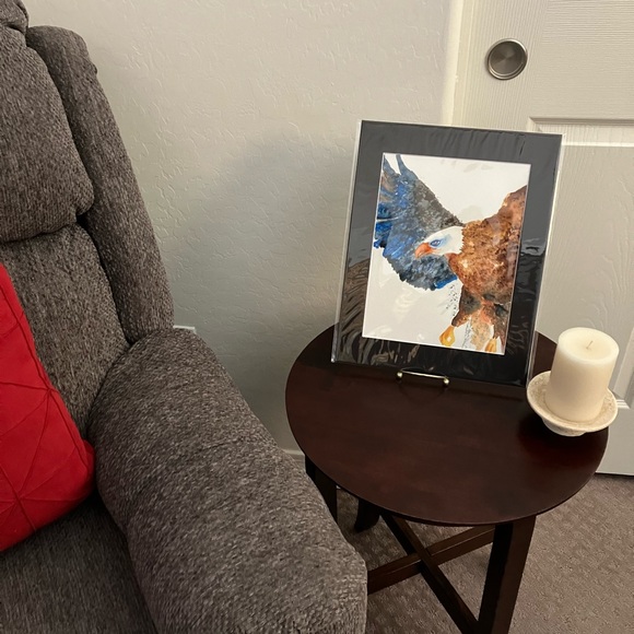 Watercolor Bird Animal Wall Art, Eagle Painting Framed in Acid Free Art Kit - Picture 3 of 4